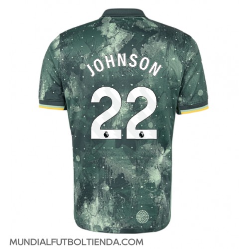 Camiseta Tottenham Hotspur Brennan Johnson #22 Tercera Equipación Replica 2024-25 mangas cortas